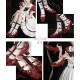Iris Corolla Frame Square Heel Shoes(Reservation/8 Colours/Full Payment Without Shipping)